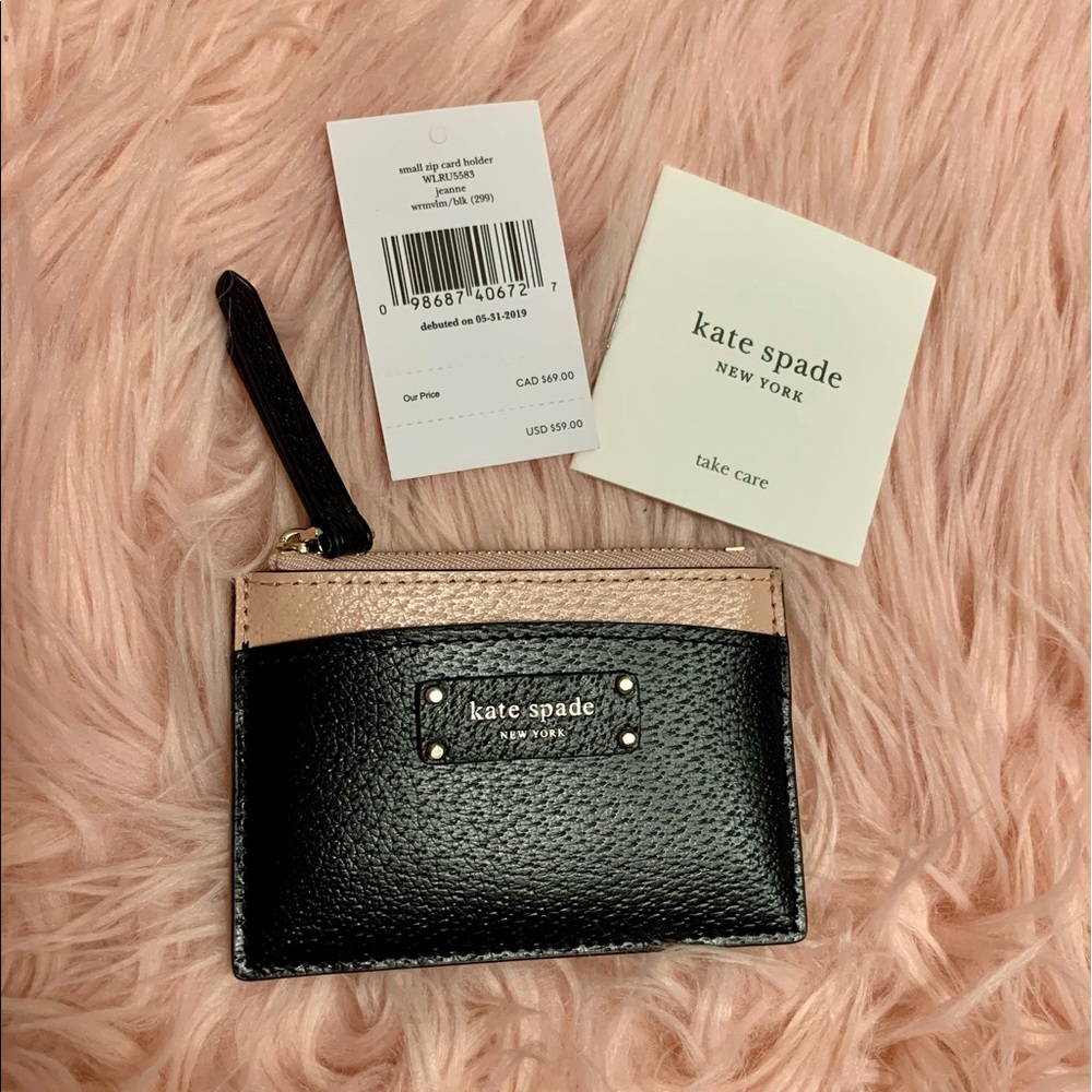 Kate Spade Zip Card Holder